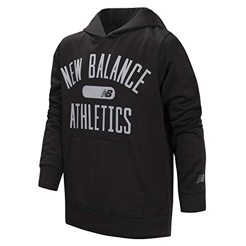 New Balance Little Boy's Graphic Hoodie Sweater, Black, 5 - Image 4