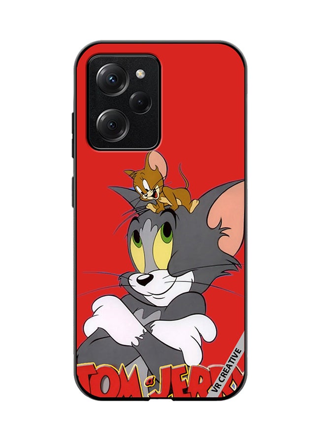 VR CREATIVE Protective Case Cover For Xioami Pcoo X5 Pro Tom And Jerry Design Multicolour - Image 1