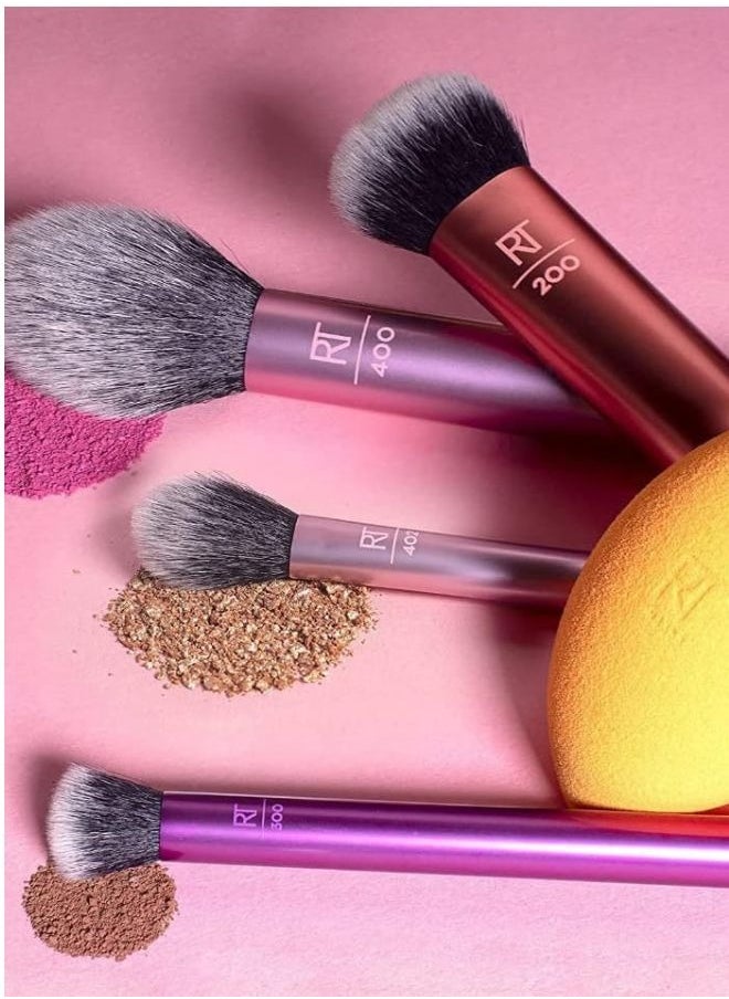 Make up Brush Set with Bonus Miracle Complexion Sponge -5 essential tools to master any look tapered -Multi Use Brush Set for Beginners - pzsku/ZABC946757F95089EF136Z/45/_/1740227235/e5d0898d-8920-4720-b942-0d4bd340a9b4