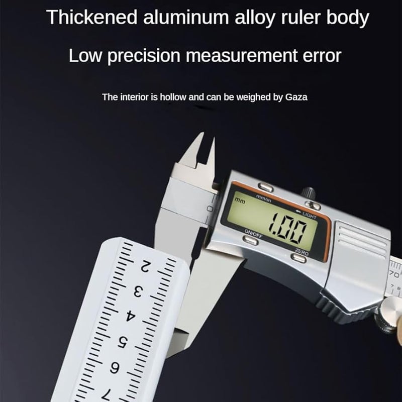 2Pcs Magnetic Ceiling Floor Tile Height Ruler Measuring Tool with Base - Image 3