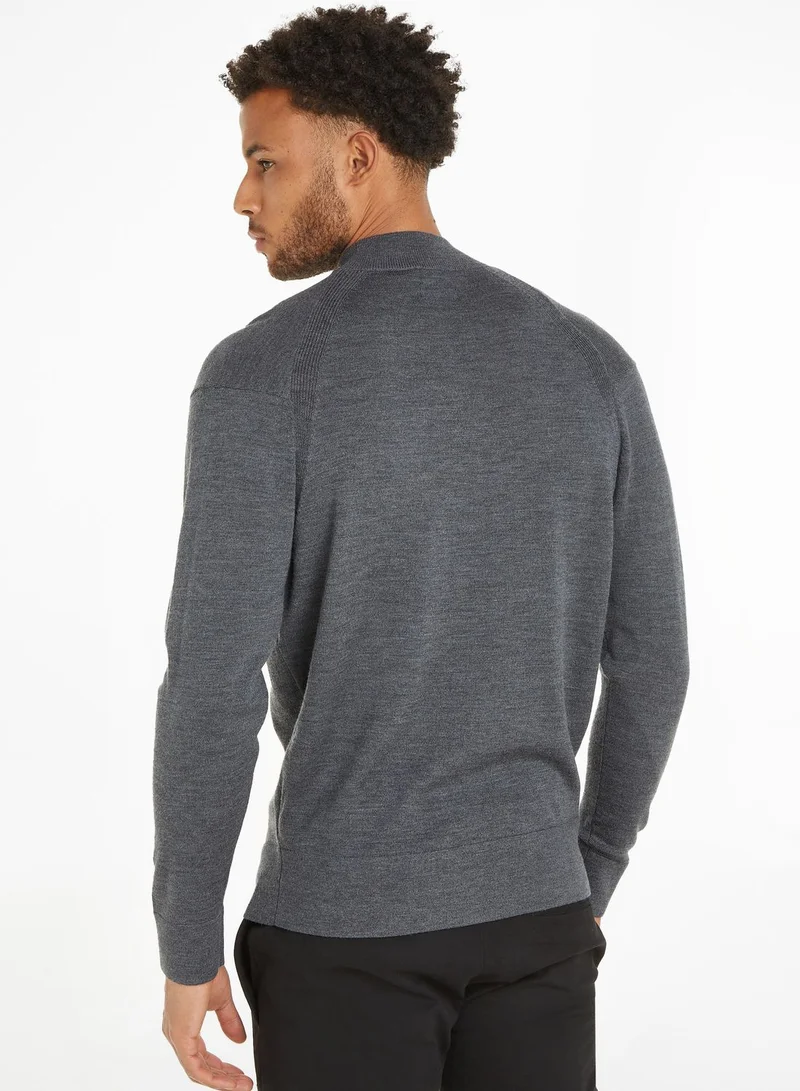 CALVIN KLEIN Logo Crew Neck Sweater