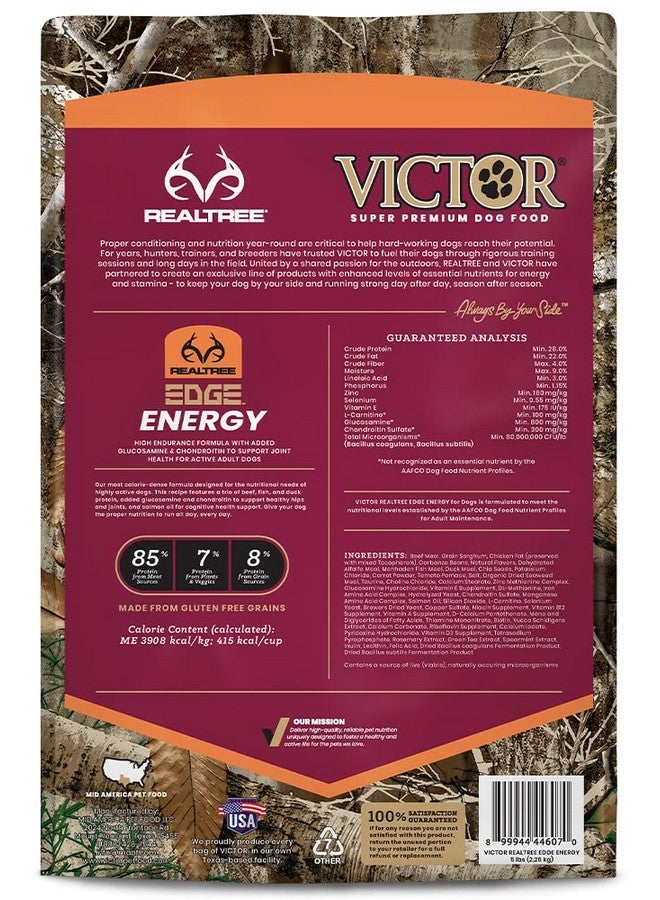 Victor Super Premium Dog Food - Realtree Edge Energy Dry Dog Food for Highly Active Dogs - Gluten Free Dog Food with Glucosamine and Chondroitin for Hip and Joint Health, 5 lb - Image 3