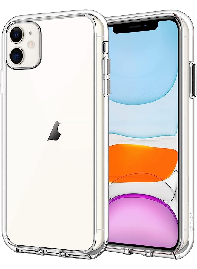 Jetech Case For Iphone 11 6.1-Inch, Non-Yellowing Shockproof Phone Bumper Cover, Anti-Scratch Clear Back (Clear) - Image 1