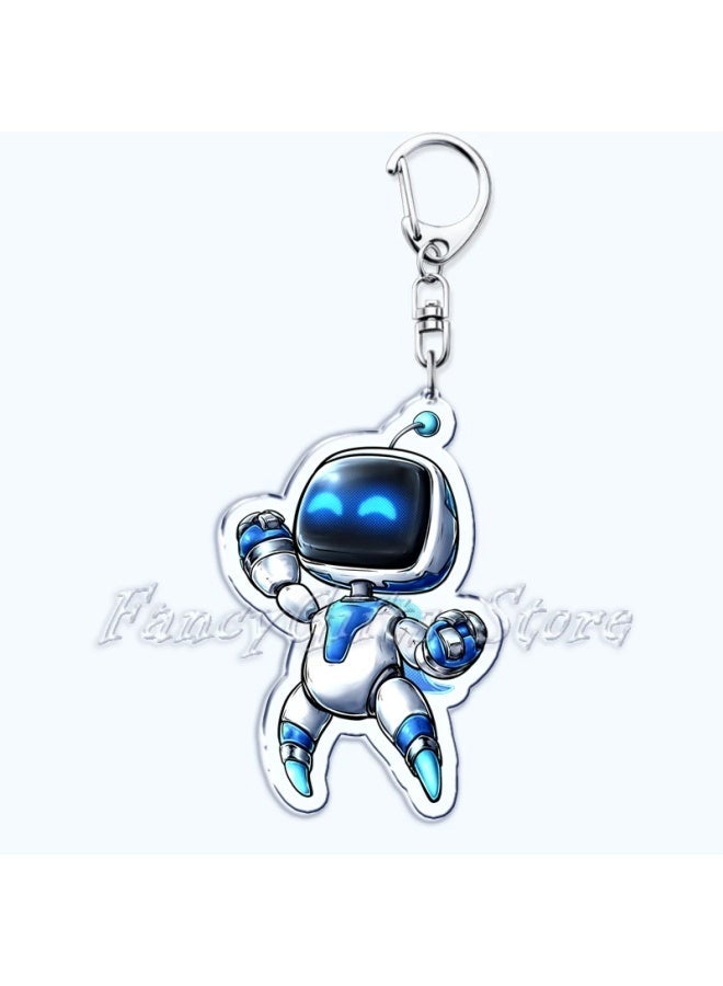Generic Game Astro Bot Robot Keychains for Accessories Bag ASTROBOT Ring Keyrings Jewelry Planet Space Gaming Gamer Friends Fans Gifts-Color:19-Ships From:CHINA  - Image 5