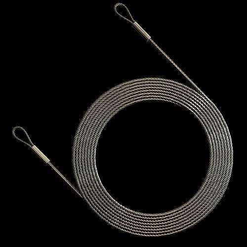 Royal Shade 36 Feet (12ft x 3) Wire Cable Ropes Hardware Kits for Triangle Sun Shade Sail Canopy, PVC Coated Stainless Steel Metal - Commercial Standard Heavy Duty - Image 3