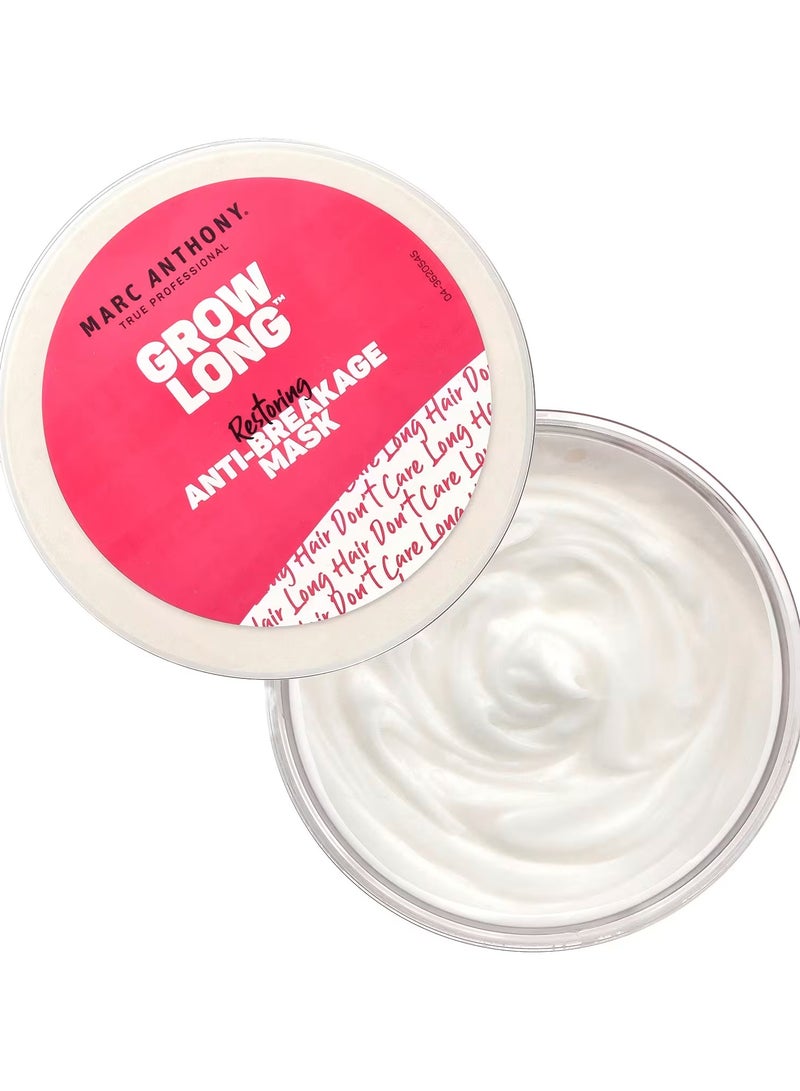 MARC ANTHONY Grow Long, Restoring, Anti-Breakage Hair Mask, 10.4 oz - Image 3