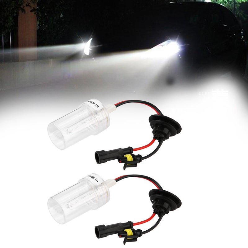 H1 6000K 100W 2PCS High Brightness Xenon Headlight Replacement Bulbs - Image 4