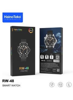 Haino Teko Smart Watch AMOLED Screen -HainoTeko WATCH RW-48 - Modern and Stylish Design with High Quality Materials.Compatible with All Phones.With 3 Pairs of Straps  - Image 1