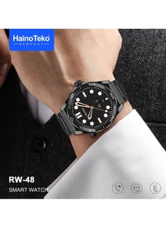 Haino Teko Smart Watch AMOLED Screen -HainoTeko WATCH RW-48 - Modern and Stylish Design with High Quality Materials.Compatible with All Phones.With 3 Pairs of Straps  - Image 2