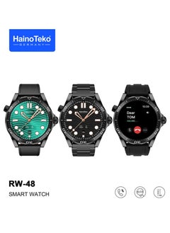 Haino Teko Smart Watch AMOLED Screen -HainoTeko WATCH RW-48 - Modern and Stylish Design with High Quality Materials.Compatible with All Phones.With 3 Pairs of Straps  - Image 3