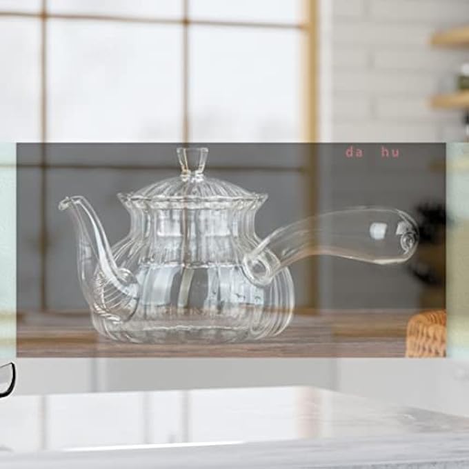 Piccasio Glass Teapot With Stainless Steel Infuser  LidTea Kettle Stovetop Safe Blooming Tea Clear KettleTea Maker For Hot Tea Iced Tea Cold Brew Tea Coffee Pot Ideal For Home Office  Hotel - Image 5