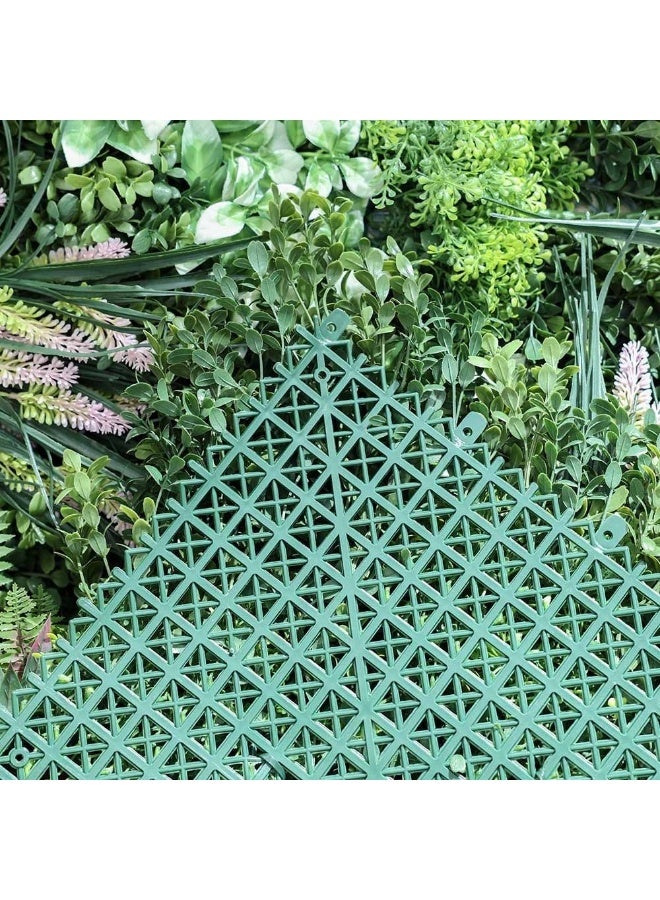 DANUBE HOME Artificial Fence Decoration Artificial Plant Wall Fence Decorative Green Leaves For Indoor Outdoor Garden Home Decor 100X100Cm - Image 1
