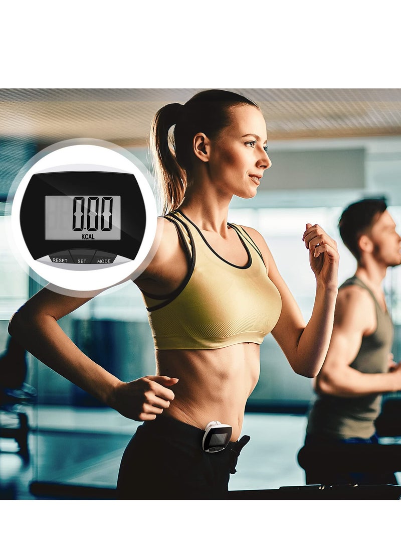 SYOSI - 2 Pack Portable Pedometer, LCD Digital Display Running Pedometer for Jogging Hiking Running Walking - Image 1
