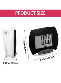 SYOSI 2 Pack Portable Pedometer, LCD Digital Display Running Pedometer for Jogging Hiking Running Walking  - Image 5