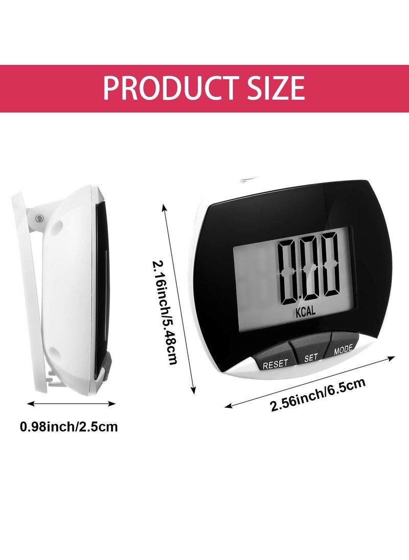 SYOSI - 2 Pack Portable Pedometer, LCD Digital Display Running Pedometer for Jogging Hiking Running Walking - Image 1