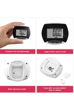 SYOSI 2 Pack Portable Pedometer, LCD Digital Display Running Pedometer for Jogging Hiking Running Walking  - Image 4