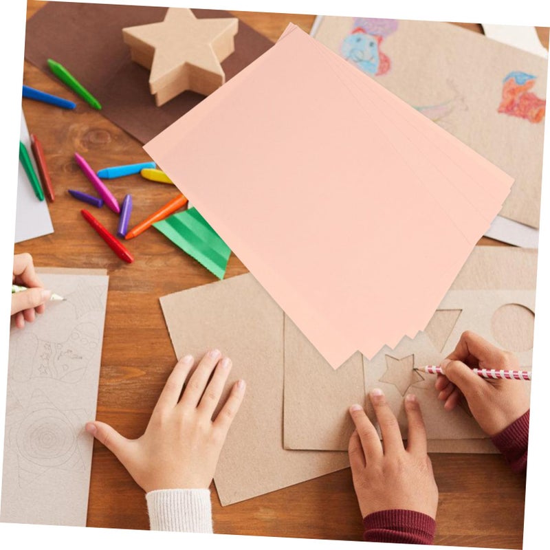 ورق وردي مقوى 100 ورقة ورق مائي سميك للحرف اليدوية DIY الدعوات البطاقات البريدية - Image 4
