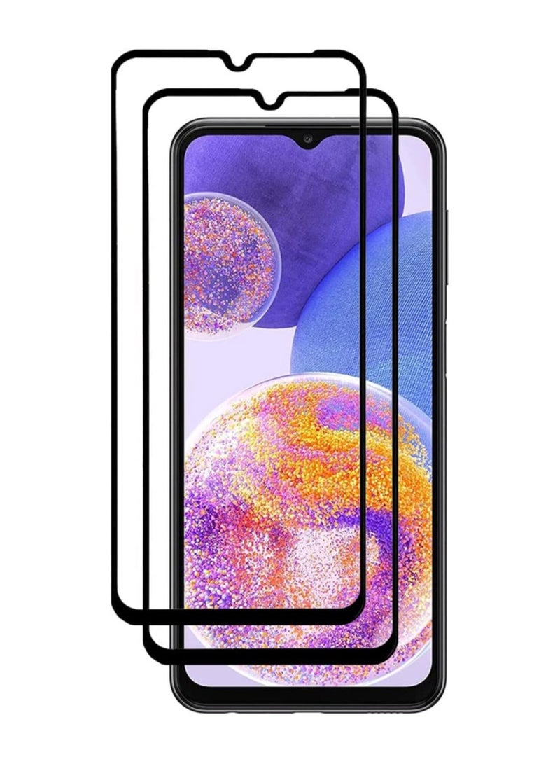 2 Pack Tempered Glass Screen Protector for Samsung Galaxy A24 5G Full Coverage Screen Glass 9H Hardness Anti Fingerprint Scratch Resistance for Samsung Galaxy A24 5G  - Image 1