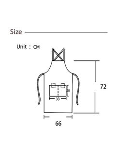 HOOPZOZA Cross Back Apron with Adjustable Straps and Large Pockets Canvas Waterproof Fabric Chef Apron Kitchen Cooking Baking Hairstylist Woodworking Welding Carpenter Work Bib Apron Grey  - Image 3