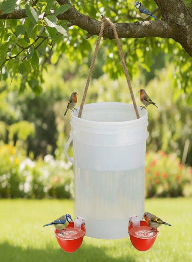 10 plastic automatic drinking cups for poultry, DIY chicken water dispenser, automatic chicken water dispenser kit, poultry water dispenser for chickens, ducks, geese, and turkeys - Image 5
