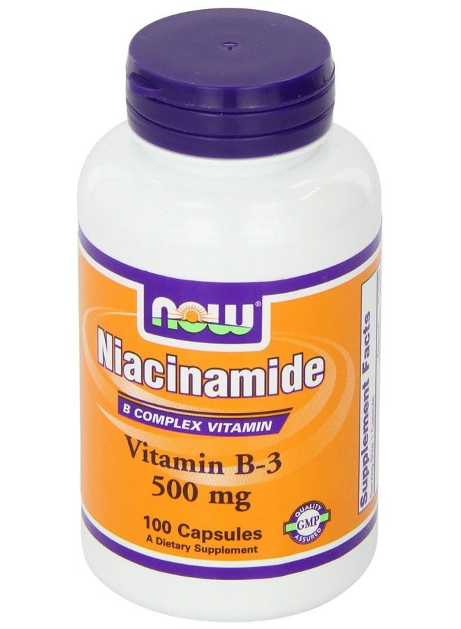 now Niacinamide 500mg 100 Capsules (Pack of 2) - Image 4
