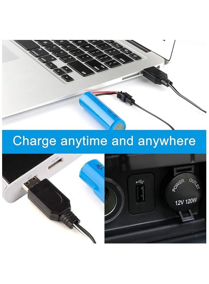 Toy Box Rechargeable Replacement Battery 18650MAH with USB Charger for Rc Remote Control Car & all Suitable Toys - Image 3