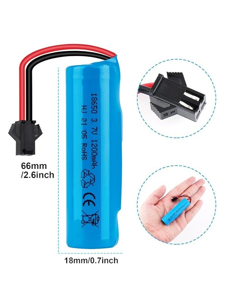 Toy Box Rechargeable Replacement Battery 18650MAH with USB Charger for Rc Remote Control Car & all Suitable Toys - Image 5