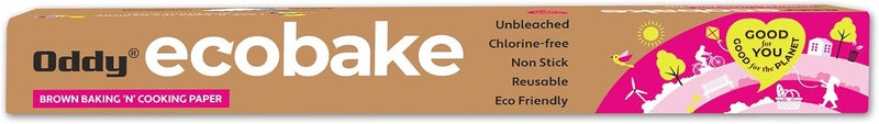 Oddy Uniwraps ورق الطهي والخبز البني من Oddy Ecobake مقاس 10 بوصة × 5 أمتار (غير مبيض وخالٍ من الكلور) - Image 1