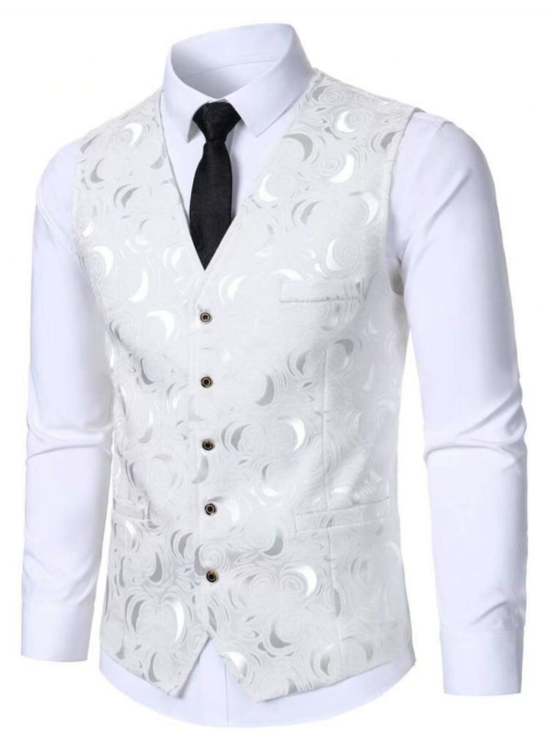 Shougu New Fashionable Casual Men's Suit Vest  - Image 1