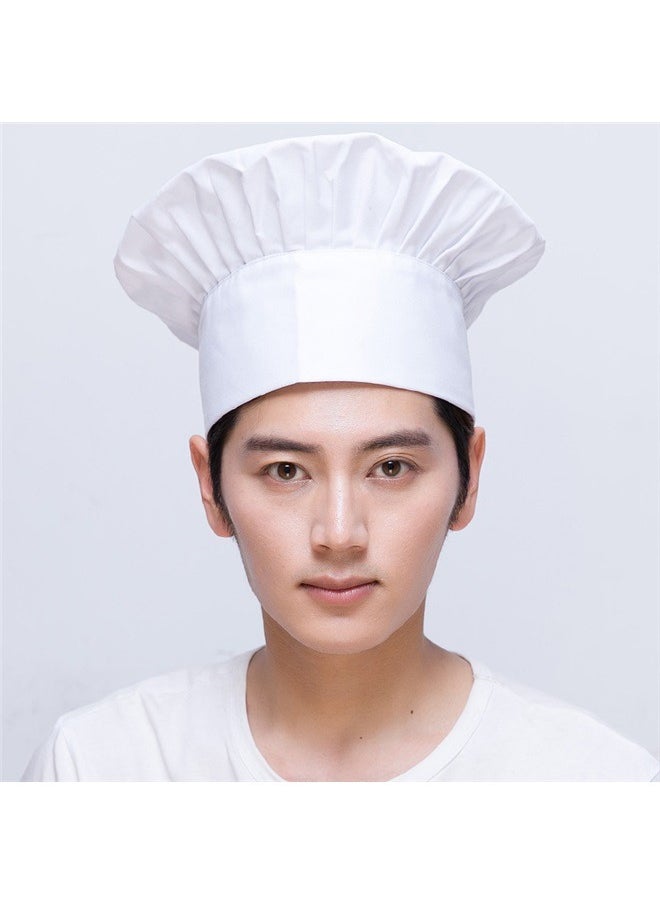 yongsheng Pack Of 4 Chef Hat White One Size，Unisex Chef Hat Kitchen Cooking Chef Works BBQ Grill Baker Cap for Adults and Child  - Image 2