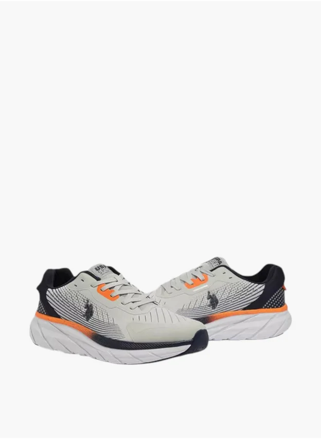 يو اس بولو اسن Men's Lace-Up Sneakers