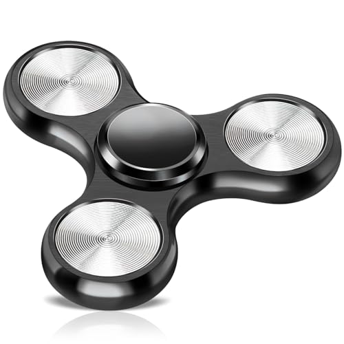 Fasray Fidget Spinner for Adults Ultra Durable Metal Silent Fidget Spinners Sensory Fidget Toys with Stainless Steel Bearings ADHD Autism Anxiety Stress Relief Easter Basket Stuffers Gifts for Adults - Image 1