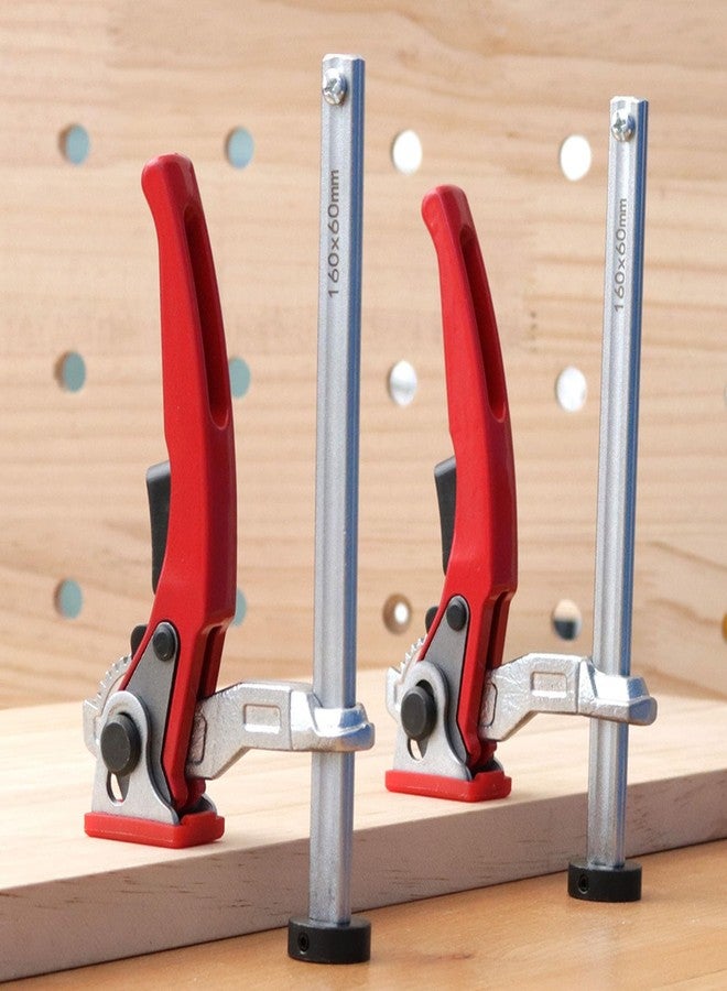 Sanpyl Hold Down Clamp, 20mm Base, Bench Dog Clamp, 13.5 x 6.5mm Rail, Self Aligning, Ratchet Mechanism - Image 2