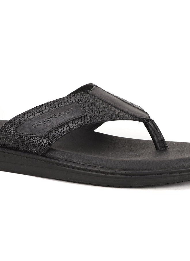 Hush Puppies - Hush Puppies Men's CREG THONG E (8746153_BLACK_7 UK) - Image 1