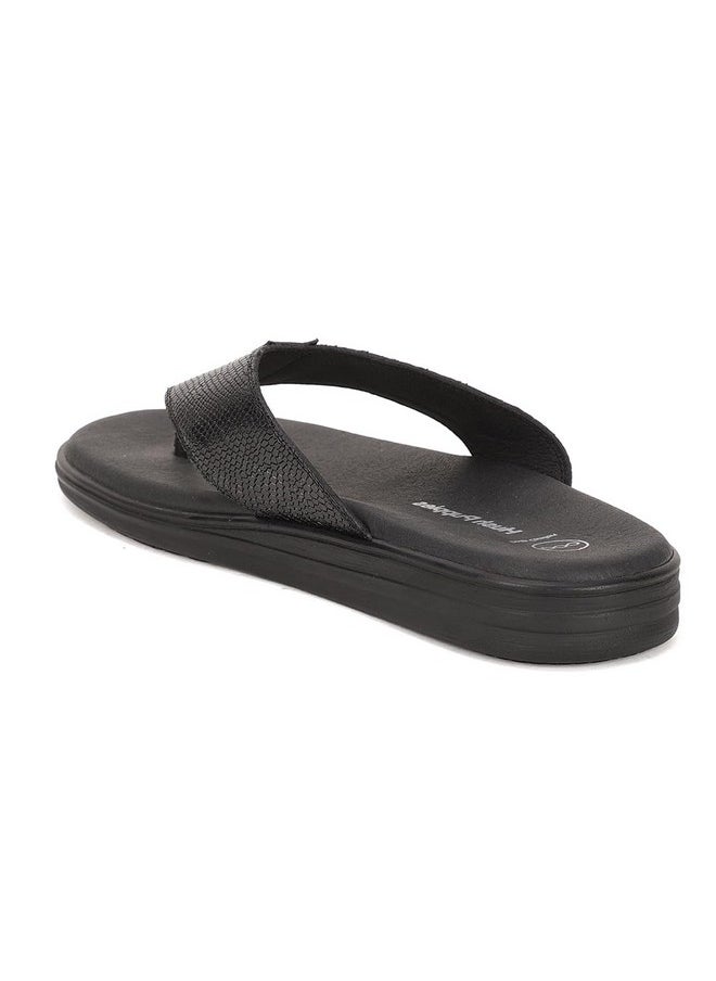 Hush Puppies - Hush Puppies Men's CREG THONG E (8746153_BLACK_7 UK) - Image 1