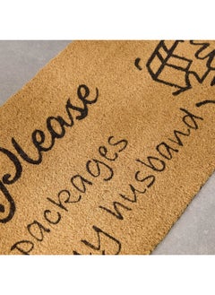 Home Box Packages Printed Coir Doormat with PVC Back 100 x 45 cm  - Image 3