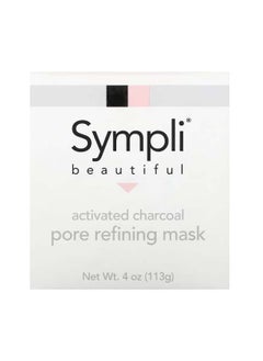 Sympli beautiful Activated Charcoal Pore Refining Beauty Mask 4 oz 113 g  - Image 2