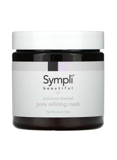 Sympli beautiful Activated Charcoal Pore Refining Beauty Mask 4 oz 113 g  - Image 1
