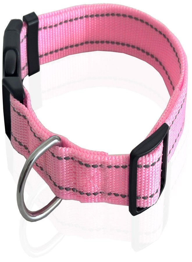 Taida Adjustable Nylon Dog Collar, Reflective Collar 1 Inch 3/4 Inch 5/8 Inch Wide, for Large Medium Small Dogs - Image 2