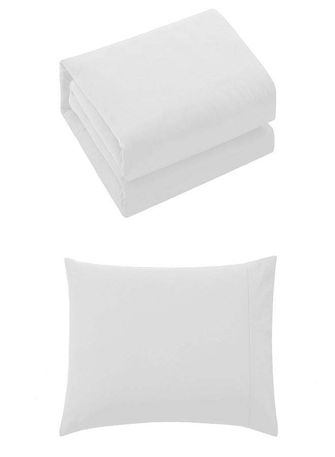 Pure Bedding Duvet Cover Twin/Twin XL Size - 2 Pieces Extra Soft Bedding Set, Includes 1 Twin Duvet Cover 68x90 Inches with Zipper Closure & 1 Pillow Sham, Comforter Not Included, White - Image 4