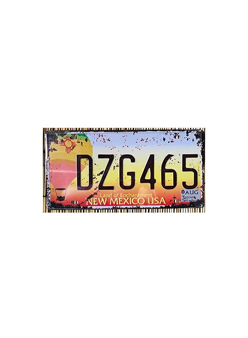FFD 12 Pieces Wall Decorative Metal Plate Metal Wall Plate Wall Plate Metal Art Tin Sign Plaqui Print Poster Car Plate Plaque Decals - Image 5