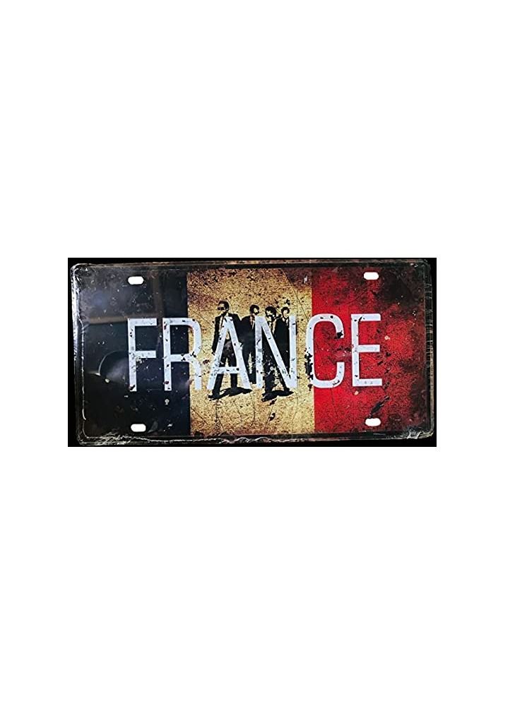 FFD 12 Pieces Wall Decorative Metal Plate Metal Wall Plate Wall Plate Metal Art Tin Sign Plaqui Print Poster Car Plate Plaque Decals - Image 4