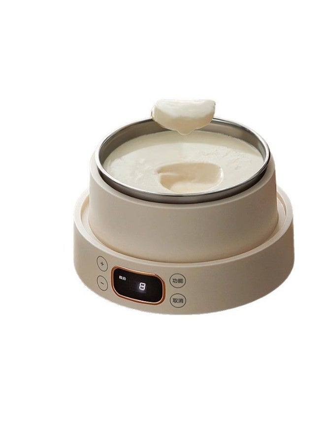 M MIAOYAN 1-liter electric yogurt maker, PTC constant temperature control, adjustable fermentation time (8-12 hours), 304 stainless steel inner pot, energy-saving homemade yogurt/natto. - Image 5