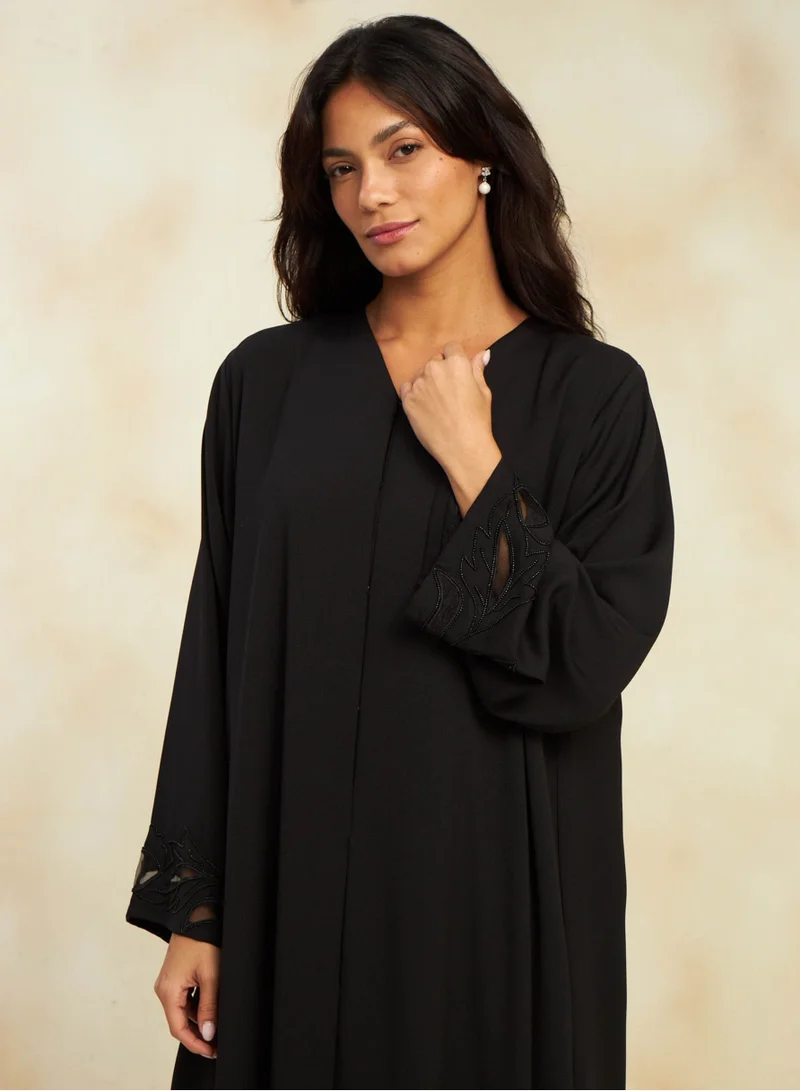 TELAL FEMINA LUNAR NOIR ABAYA
