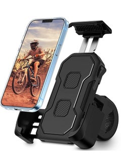 KASTWAVE Bike Motorcycle Phone Mount Holder, for ATV/Bicycle/Stroller/Scooter with Security Lock, Non-Slip Anti-Shake Handlebar Clamp, Fit iPhone 13 Pro Max / 12 Pro Max / 11 / Cellphone 4.5 in-7in  - Image 1