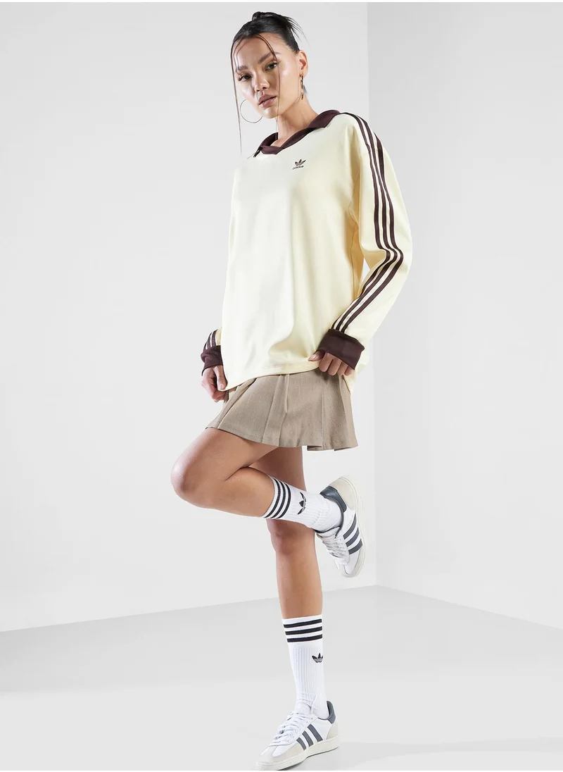 adidas Originals 3 Stripes Satin T-Shirt