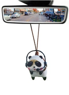 Y&D Car Hanging Accessories, Panda Pendant Interior, Rearview Mirrors Charms Ornament, Decoration Charm Pendant, Suspension  - Image 3