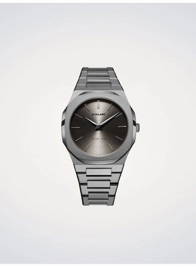 D1 MILANO UTBJ22 Antracite Ultra Thin Bracelet 40mm - Image 1