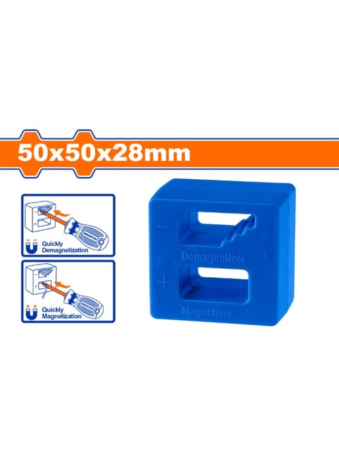 Wadfow magnetizing and demagnetizing cube