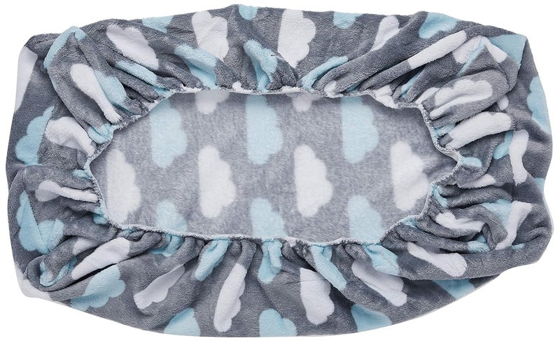 NoJo Little Love by NoJo Changing Table Cover Happy Little Clouds - Image 5